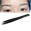 Ipetboom 3pcs Eyebrow Tweezer Comb Stainless Steel Eyelash Extension Tool