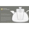 Teabloom Innovative Filtered Borosilicate Glass Teapot With Microdot Loose Tea