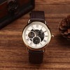 FORSINING Fashionable Wrist Watch Mechanical Semi Automatic Hollow Pattern Men's
