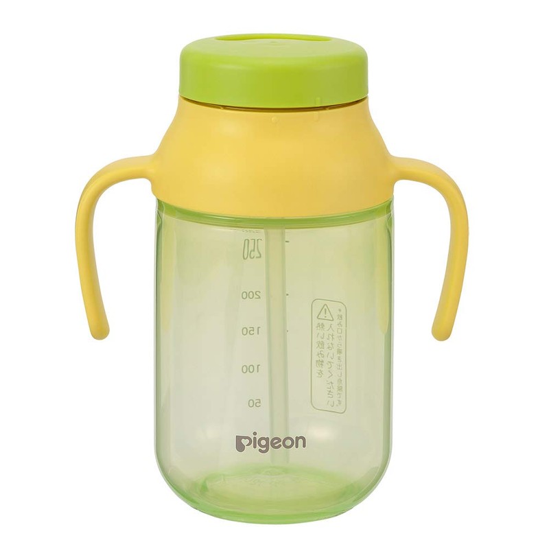 Pigeon Straw Bottle Kurt Lime Yellow 1 Piece (x1)
