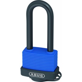 ABUS KG 36610 70IB/45HB63 63mm Stainless Steel Long Shackle Brass Padlock with 6401 Alike Keyed, 45 mm