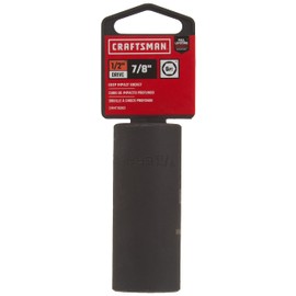 CRAFTSMAN Deep Impact Socket, SAE, 1/2-Inch Drive, 7/8-Inch (CMMT16063)