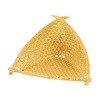 Fukui Craft 51272409 8-Inch Ease Triangle Basket with Sesame Bamboo
