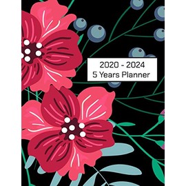 2020 - 2024 5 Years Planner: Five Year Planer Appointment Calendar, Business Planners, Agenda Schedule Organizer Logbook and Journal 8.5 x 11 inch