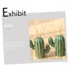 DOITOOL 1pc Cute Cactus Toothpick Holder Ceramic Toothpick Dispenser for