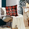 Abnaok Set of 4 Christmas Cushion Covers, 45 x 45