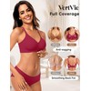 Vertvie Womens Seamless Bra No Underwire Comfort Push Up Bras
