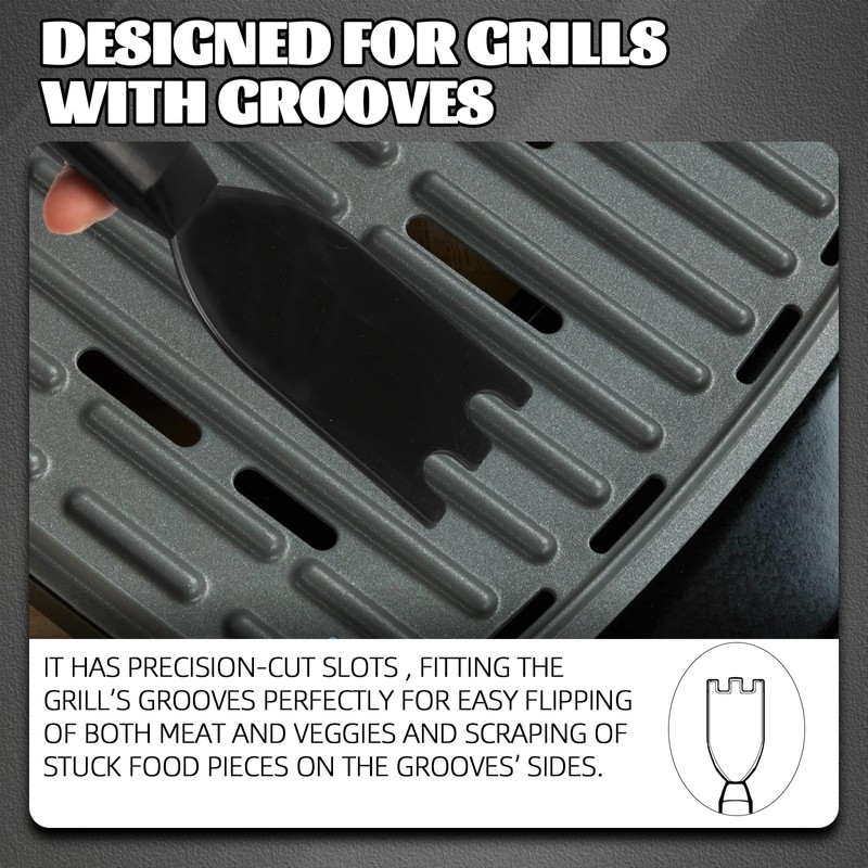 TonGass Grill Scraper for George Foreman Indoor Grills & Most