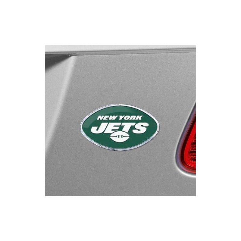 Fanmats 60465: New York Jets Heavy Duty Aluminum Embossed Color