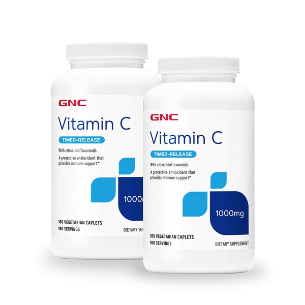GNC Vitamin C Timed-Release 1000 mg - Twin Pack
