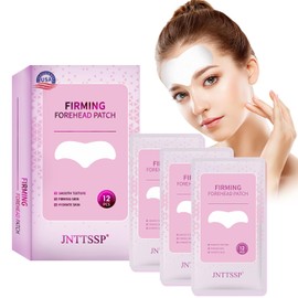JNTTSSP Forehead Wrinkle Patches 10 Packs, Vitamin E Boosted Anti Wrinkle Patches, Gentle Facial Patches to Reduce Fine Lines & Smile Lines, Hydrating Skin Treatment Pads