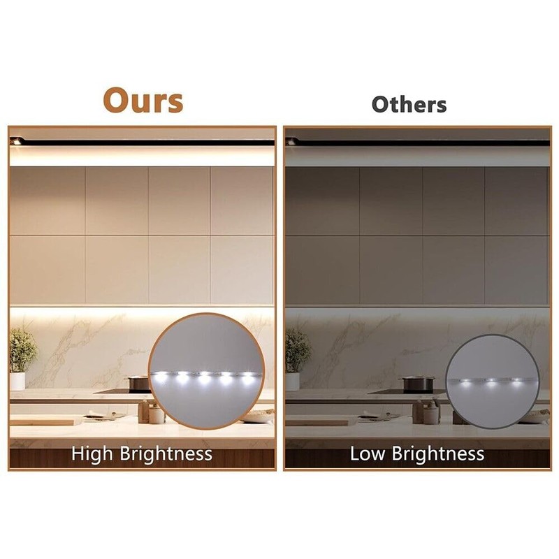 URS2GO 6500K Pure White LED Tape Light Strip 1m/3ft -