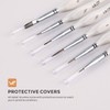 WLOT Fine Detail Brushes with Triangular Handles,10 Miniature Brush for