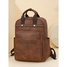 Toolzia Large Capacity PU Leather Backpack for Women