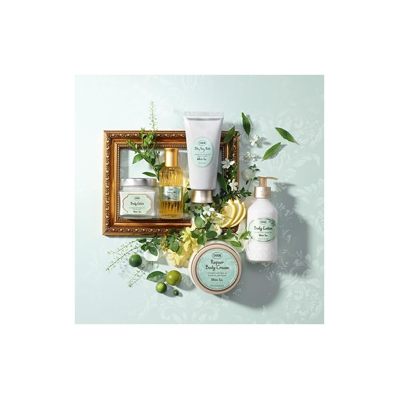 SABON Silky Body Milk, White Tea, 7.8 fl oz (200