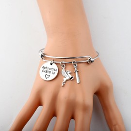 TGBJE Aphrodite Cabin 10 Bracelet Camp Half Blood Inspired Gift PJO Jewelry Percy Fans Gifts Greek Mythology Lover Gift (Aphrodite 10 br)