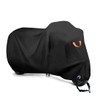 Motorcycle Cover Waterproof Outdoor,86.6"x41"x50", Durable Polyester Cloth,All-Weather Protection Moped Bike
