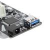 PCIE to Dual PCI Adapter Resin Riser Expansion Card with