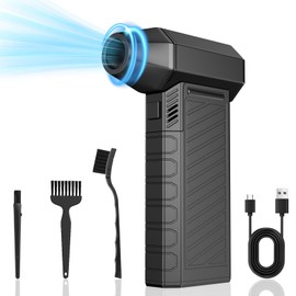 Apkezel Apkezel Elektrische Staubgebläse Druckluftspray, 150000 U/min Höhe Geschwindigkeit Jet Dry Dust Blower, Mini Compressed Air Duster PC Reinigungsset Mit 6000mah Akku für Laptop,Tastatur,Auto