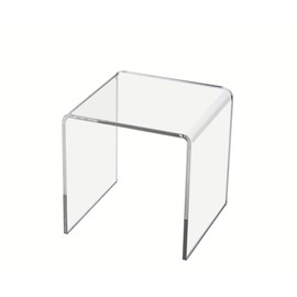 Marketing Holders 3”W x 3”H Riser Stand Market Acrylic Value Pack of 6 Display Rack Platform Clear Wedding Countertop Advertise Shoes Shelf Jewelry Boutiques Trinket Showcase Collectibles