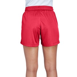 LIFEGUARD Pantalones Cortos de Running con Licencia Oficial para Mujer, Que absorben la Humedad, Rojo, XL