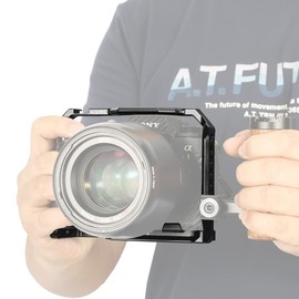 NICEYRIG Lightweight Full Cage for Sony Alpha 1, A7IV, A7RIV, A7SIII, A7RIII, A7III, A9, A9II Mirrorless Camera- 437