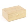 Traditional Staunton Chessmen with Wooden Storage Box - King: 3"