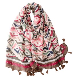 FAIRYGATE Boho Scarf for Women - Lightweight Summer Scarf Wraps, 69019