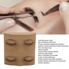 Lash Mannequin Head 2 Pairs Removable Replacement Eyes 3D Simulation