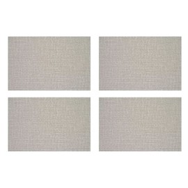 Plymouth Pottery Woven Flexi Placemats - Metallic Jute - Set of 4