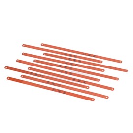 10 Pcs Hacksaw Blade 12 Inch 24 Teeth Strong Toughness High Speed Steel Hack Saw Blade for Metal Wood Plastic Pipes