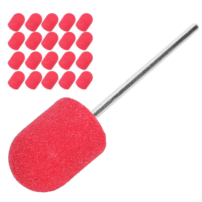 Nail Sanding Band Drill Bit Nail Art Polishing Sanding Cap
