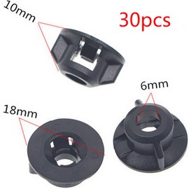 30pcs Auto Plastic Clips Car Fender Lining Screw Nuts Fasteners Clips for Toyota Carola Camry Crown Corolla Highlander Raise