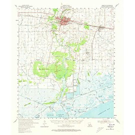 YellowMaps Abbeville LA topo map, 1:62500 Scale, 15 X 15 Minute, Historical, 1954, Updated 1973, 21.6 x 18 in - Paper