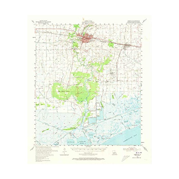 YellowMaps Abbeville LA topo map, 1:62500 Scale, 15 X 15
