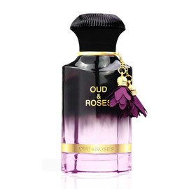 AHMED Oud & Roses 60mL Unisex Oriental Perfume for Men and Women a Woody Floral Oriental Fragrance with Oudh (Frankincense) and Rose Accords