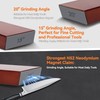 Rolling Knife Sharpener Kit with Diamond Wheels – 15°/20° Magnetic