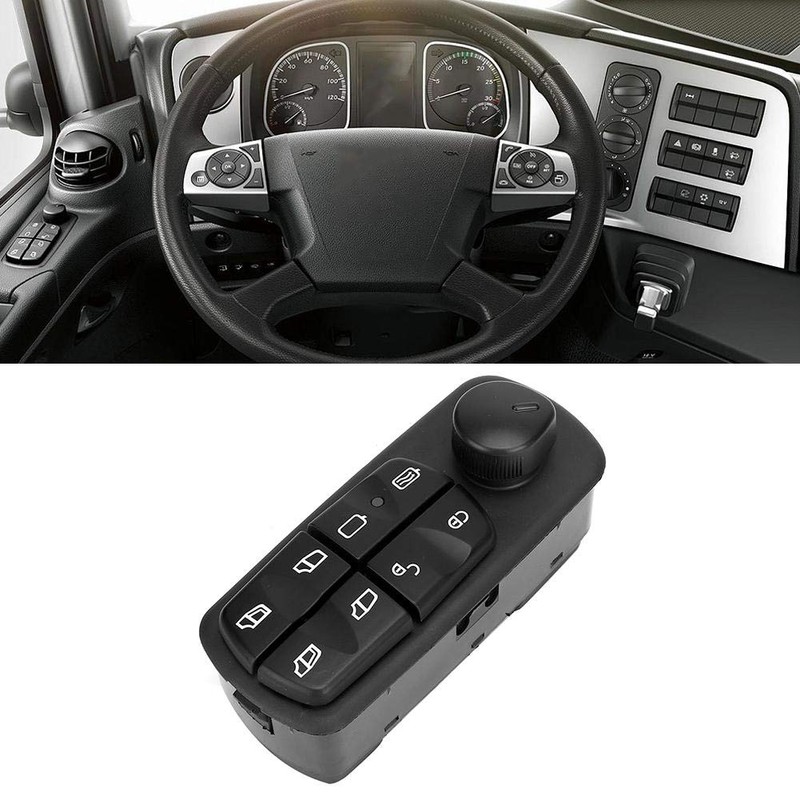 Car Window Regulator Switch, Replacement Accessory Fit for Atego 0045455913