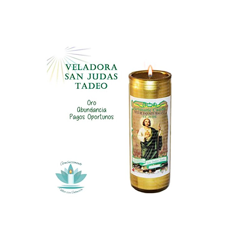 VELADORA SAN JUDAS TADEO ORO | CASOS DIFÍCILES, SOLUCIONES INMEDIATAS,