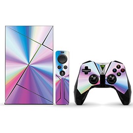 MightySkins Skin Compatible With NVIDIA Shield TV (2017) wrap cover sticker skins Rainbow Zoom