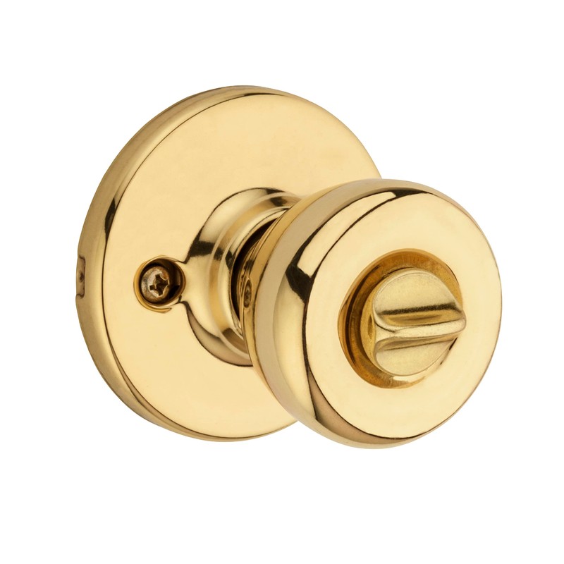 Kwikset Tylo Entry Door Knob with Lock and Key, Secure