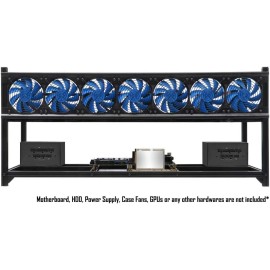 Kingwin Miner Rig Case W8 GPU Mining Stackable Frame Expert Crypto Mining