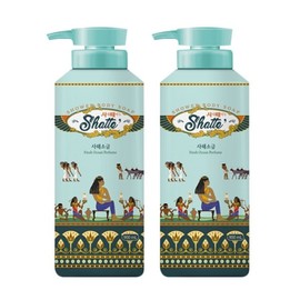 Mugunghwa Exfoliating Shower Soap Body Wash Dead Sea Salt 900ml (1+1)