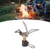 Backpacking Stove 3000W Titanium Alloy Adjustable Portable Mini Camping Stove