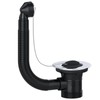 SPARES2GO Sink Waste Combination Overflow Plug with Chain 40mm 1.5"