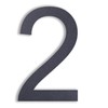 nanlyiau House Number 8 Inch Stainless Steel House Number Anthracite