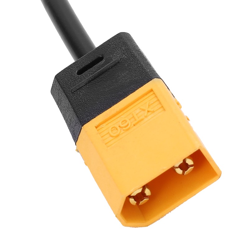 XT60 Power Cable for FPV Flying Goggles 122cm/48in with DC