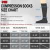 +MD 6 Pairs Compression Socks (15-20mmHg) for Women & Men