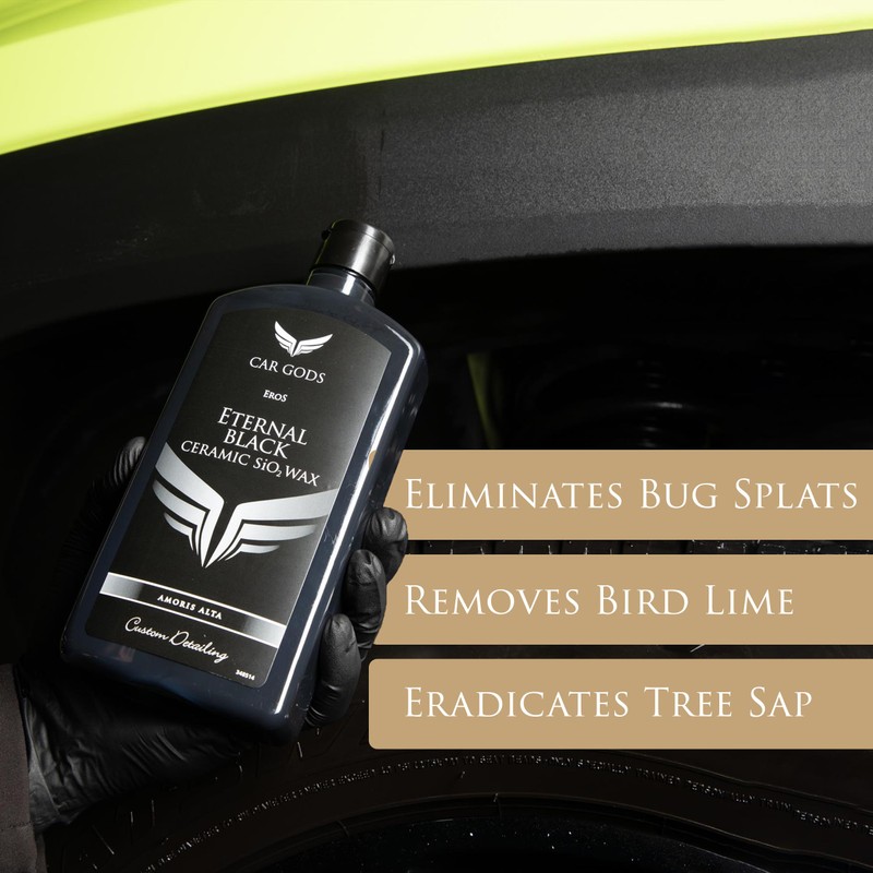 Car Gods Eros Eternal Black Ceramic SiO² Wax, 17 Fl