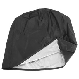 Totority Small Round BBQ Grill Cover Heavy Duty Weatherproof Cover for Outdoor Fire Pit Patio Grill UV Resistant Durable Easy to Install